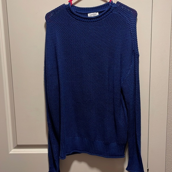 Royal blue knit sweater - Picture 1 of 1